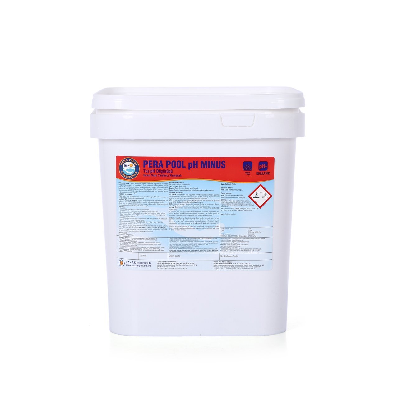 Perapool Toz PH Düşürücü 25 Kg