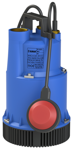 Sumak SDF-5  Drenaj Dalgıç Pompa Monofaze (220V) 0.50 Hp