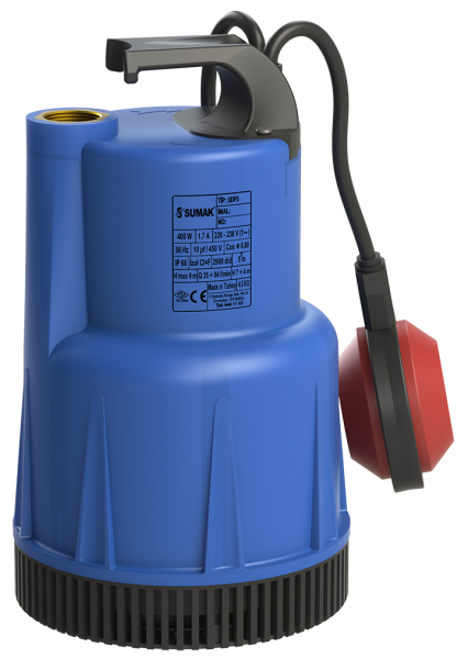 Sumak SDF-5  Drenaj Dalgıç Pompa Monofaze (220V) 0.50 Hp