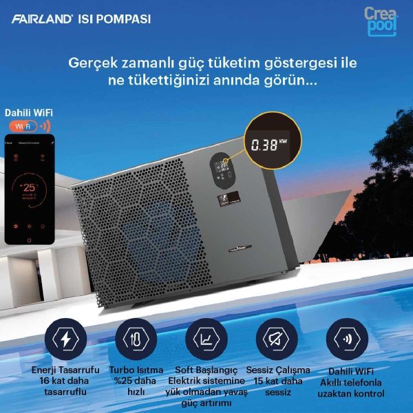 Fairland IXR56 21,5 kW Havuz Isı Pompası